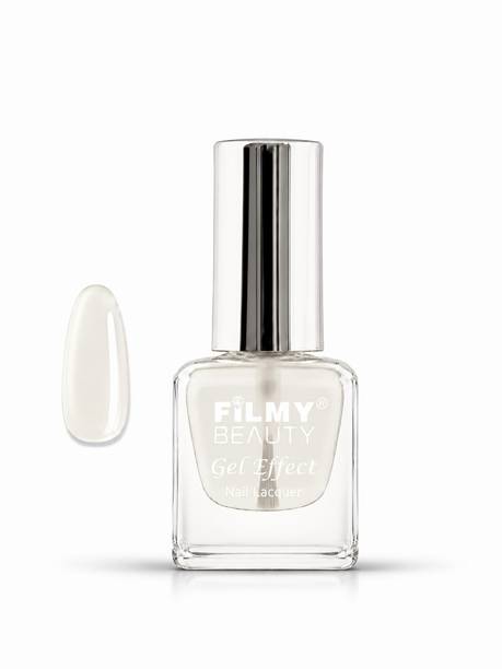 Filmy Beauty Gel Effect Nail Polish Water Jelly – Glossy, Quick-Dry, Long-Lasting (10 ml) CRYSTAL TOP COAT