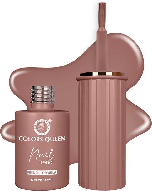 COLORS QUEEN Nail Trend Long Lasting & Quick Drying Glossy Nail Polish with High Shine Prairie Sand