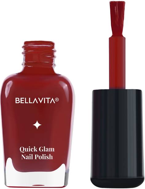 BELLAVITA Nail Polish| Vibrant Color| Lustrous shine| Long lasting | Smooth Application| Wine Spill
