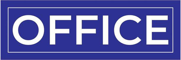 SignsExpress Plastic Office room name plate Name Plate