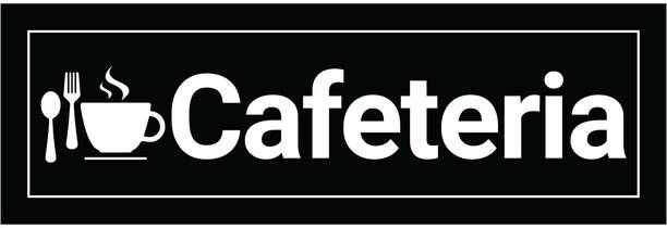 SignsExpress Plastic Self-Adhesive Cafeteria Room Name Plate Name Plate