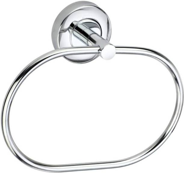 RSP Quality Bit Stainless Steel Heavy Oval Towel Ring for Bathroom, Kitchen, Outdoor (Pack of 1) Set of 1 Napkin Rings