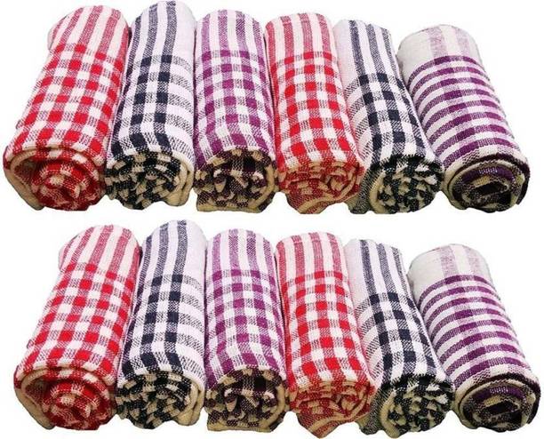 Cuisine Crease Cotton Multipurpose Kitchen Napkin Multicolor Cloth Napkins