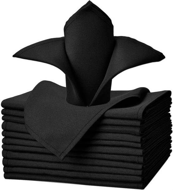 Uniformer UNINAP01 Black Cloth Napkins