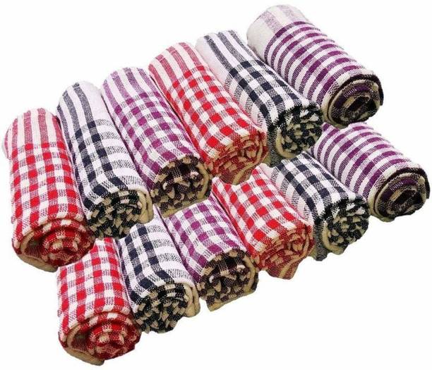 TIVRA Cotton Multipurpose Kitchen Napkin Multicolor Cloth Napkins