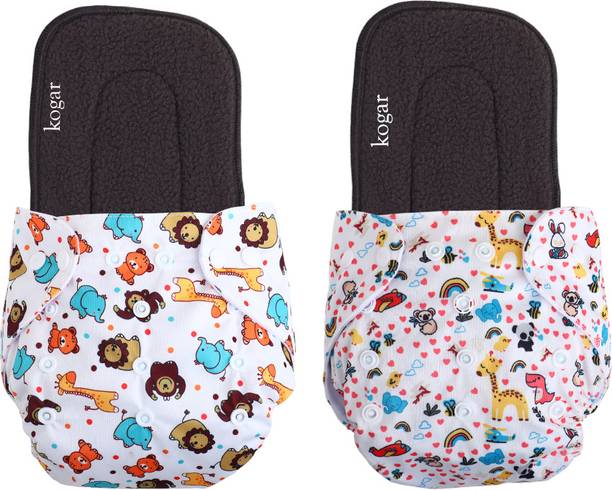 kogar Print Reusable Cloth Diapers + Insert Pad Washable 100% Absorption 0-3 yrsWTBSF2