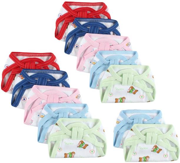 Honey Boo New Born Washable Reusable Hosiery Cotton Diapers, 0-6 Months ( PACK OF 12 )