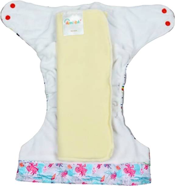 Dumbledo Cotton and Hemp Insert / Nappy Pad (3 Pcs) Night time dry feel for heavy wetter