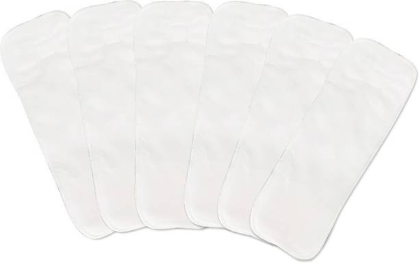 Superbottoms Reusable, Washable ,Stay Dry Insert / pad for cloth diaper/ cover diaper/ pocket diaper- Pack of 6