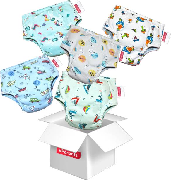 VParents Underwear for Baby 3Layer Paded PottyTraining Diaper 1-2 Years print may vary