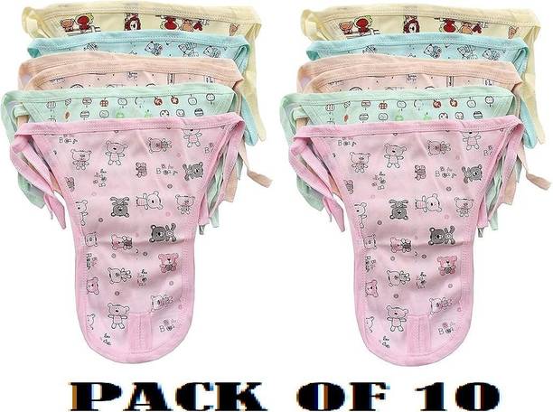 SARGAMHUB Diapers Triple Layer Cotton Cloth Nappies Extra Padded- Extra Absorbent