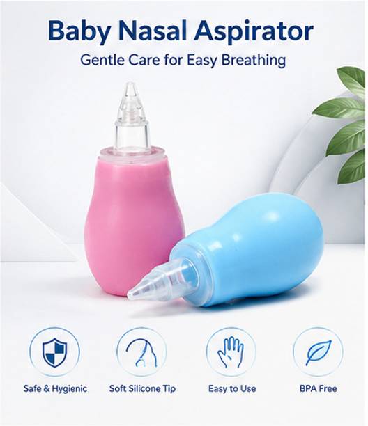 aspirtor Baby Nasal Aspirator for Newborn & Kids Manual Nasal Aspirator