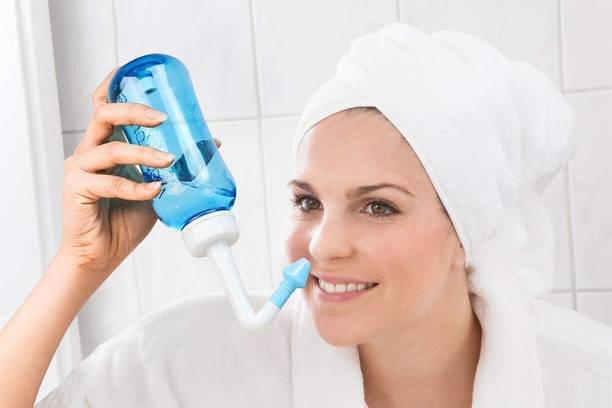 KDG TREADS Neti Pot 300ML Sinus Rinse Bottle Nose Wash Cleaner Manual Nasal Aspirator Manual Nasal Aspirator