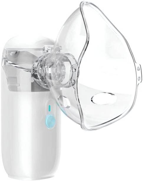 Blackboxx Rechargeable Mesh Nebulizer Ultrasonic Inhaler | Silent Mist Vaporizer Manual Nasal Aspirator