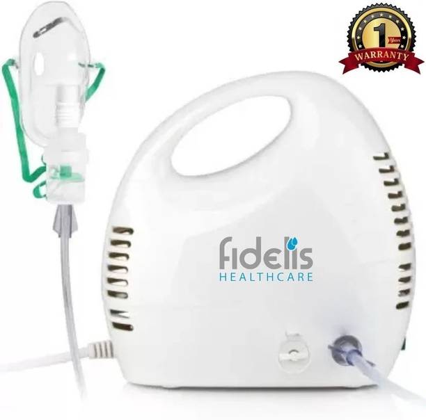 Fidelis Healthcare Compressor Machine Complete Kit with Child and Adult Masks Nebulizer
