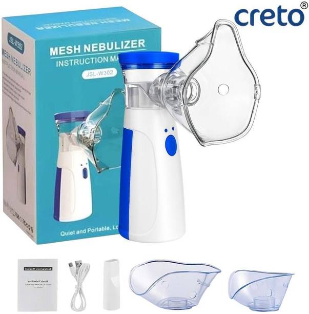 CRETO JSLW302 Portable Mesh Nebulizer Machine for Kids and Adults Nebulizer