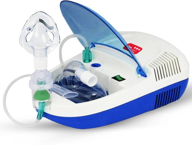 AGEasy Low Sound Compartment Compressor Machine Kit with MouthPiece, Child & Adult Mask Nebulizer