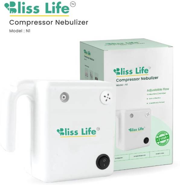 BLISS LIFE N1 LOW NOISE COMPRESSOR NEBULIZER with Digital Thermometer Nebulizer