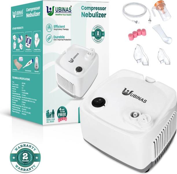 Ubinas Eco Piston Compressor Nebulizer Machine for Adults & Kids Nebulizer