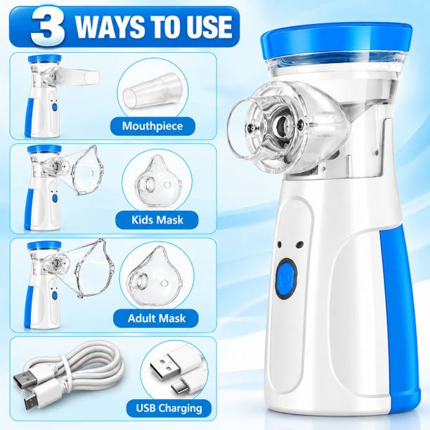 BIY ENTERPRISE Portable Mesh Nebulizer Machine for Kids Adults with Mask XBB100 Nebulizer