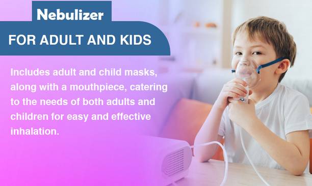 Ashni Nebulizer Machine with Kit for Adults, Kids &babies Portable handheld Nebulizer