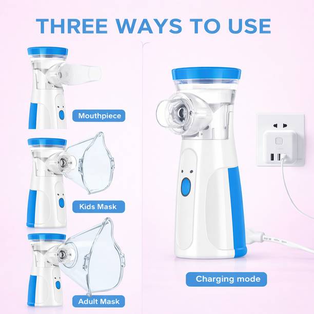 NLB ENTERPRISE Portable Hand Nebulizer Machine for Adults and Kids with Child Mask XNB102 Nebulizer