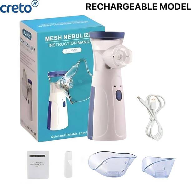 CRETO Rechargeable Portable Mesh Nebulizer for Kids/Adults (Inbuilt Battery) Nebulizer