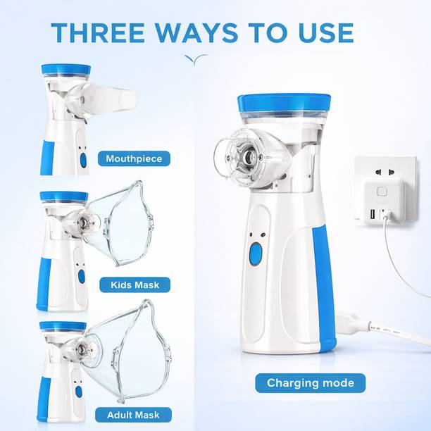 NLB ENTERPRISE Portable Mesh Nebulizer Machine for Kids Adults with Mask XNB100 Nebulizer