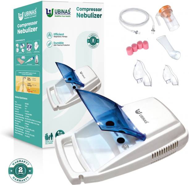 Ubinas Complete Nebulizer Compressor Kit for Adults & Children with Masks & Mouthpiece Nebulizer
