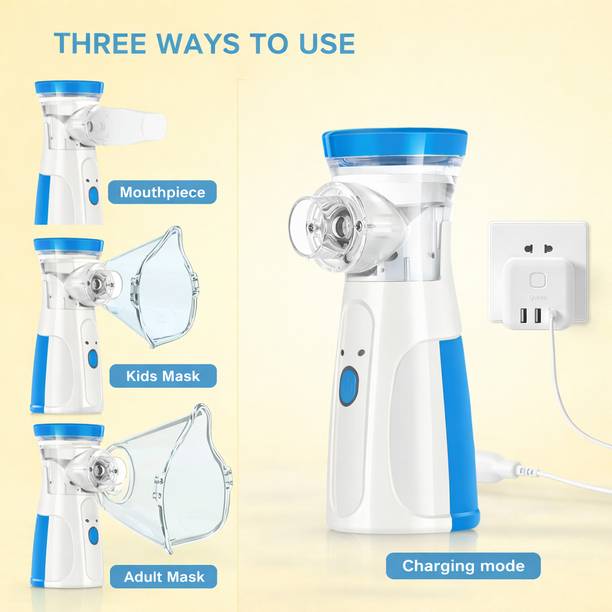 NLB ENTERPRISE Rechargeable Mesh Nebulizer for Kids and Adults Portable Nebulizer Machine XB101 Nebulizer
