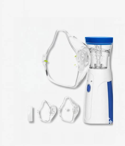 Aman Med Rechargeable Mesh Nebulizer Machine for Adults & Kids | USB Charging Nebulizer