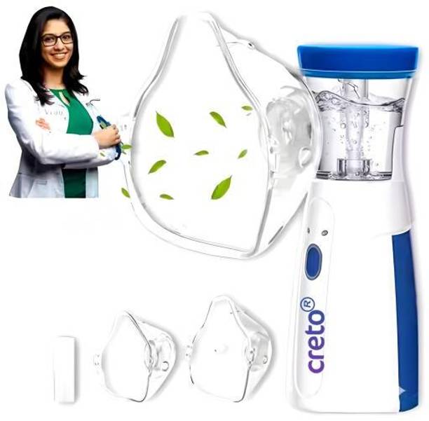 CRETO Compact Mesh Nebulizer Rechargeable Design for Adults and Kids Nebulizer