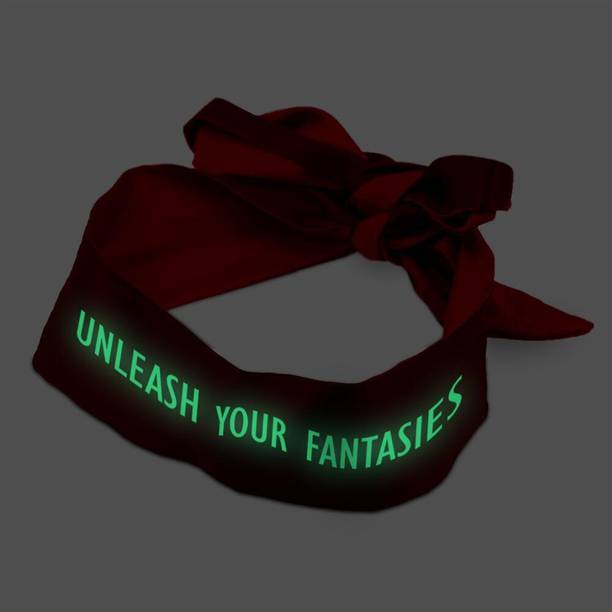 Exciting Lives Glow In The Dark Fantasy Blindfold Eye Mask - Soft Satin Eye Mask Sleep Mask Eye Shade