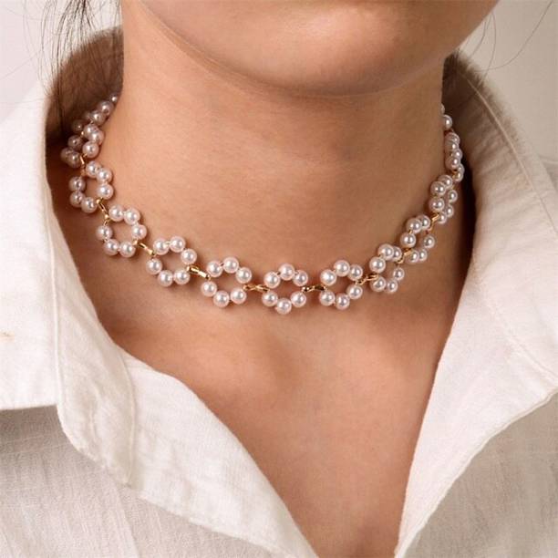 Pearl necklace on flipkart clearance