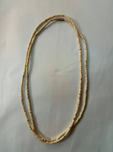 Original Tulsi Kanthi Mala, Two Round, from Vrindavan,(pack of 1) Beads,  Wood Necklace