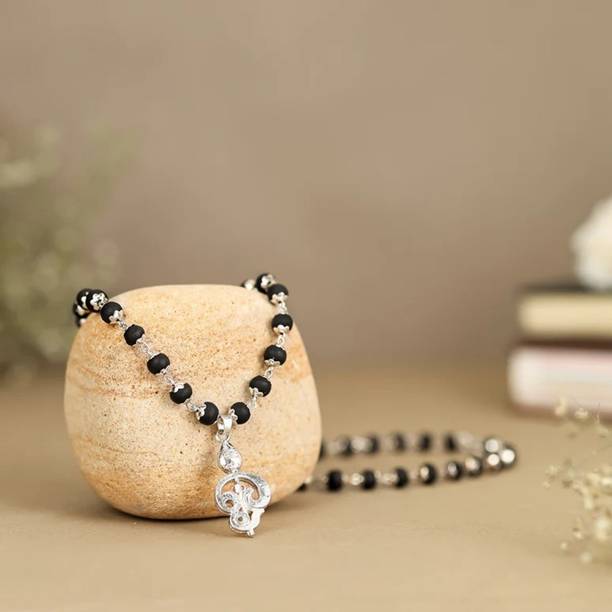 Original Karungali Mala with Lord Murugan Vel Necklace Wood Necklace