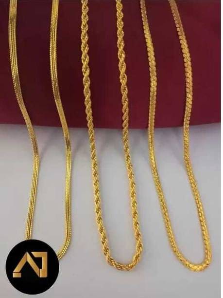 aggrawal women fashion chain work wear Gold-plated Plated Brass Chain