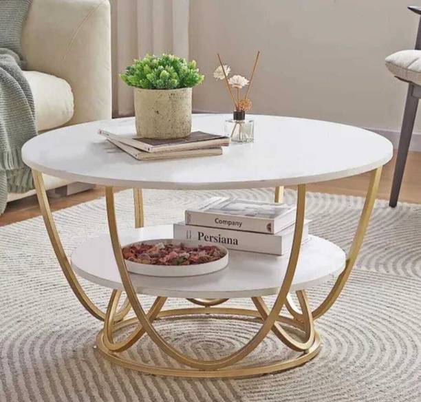 Aplecrafts Balti_gold Engineered Wood Nesting Table