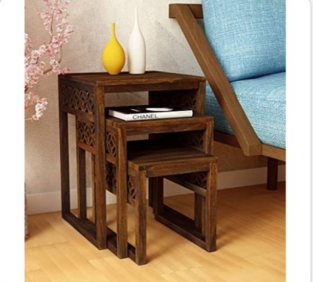 Dakshdeep your imagination our creation modern Solid Wood Nesting Table