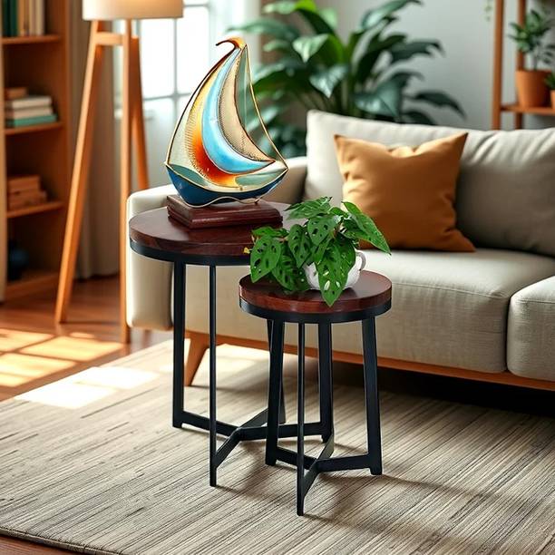 RoyalOak TABLE Solid Wood Nesting Table