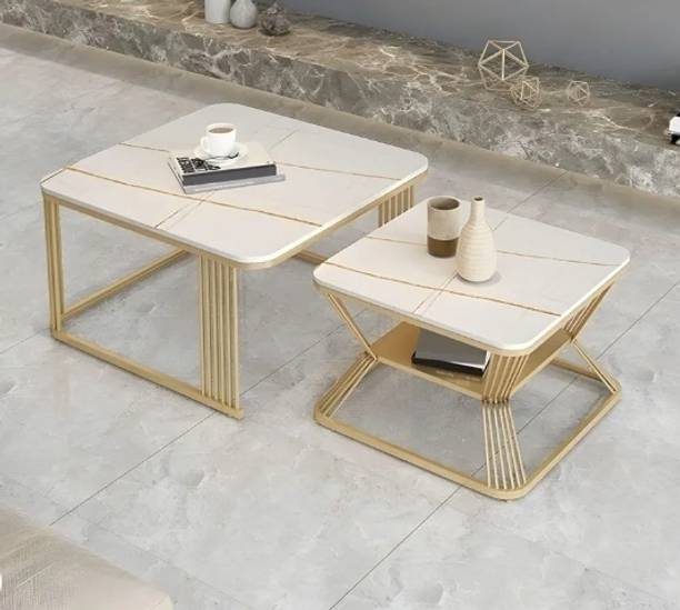 Unique Arts Shoppee Unique Arts Nesting in Style: Chic and Functional Metal Square Nesting Tables Metal Nesting Table