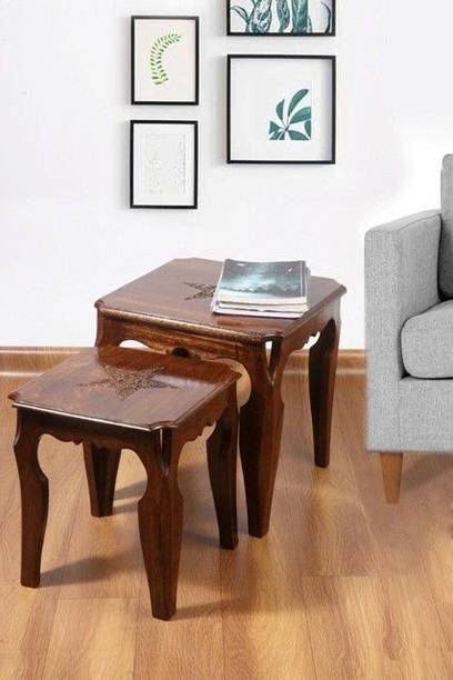 Amaze Shoppee Solid Wood Nesting Table