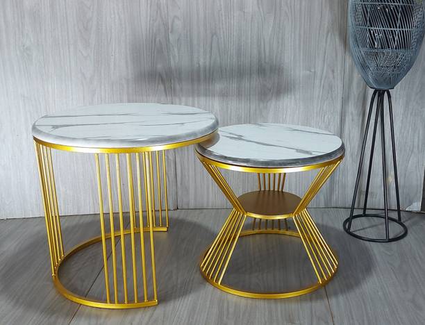 BSP Metallic Masterpieces: The Elegance of Metal Tables" End Table For Living Room Metal Nesting Table