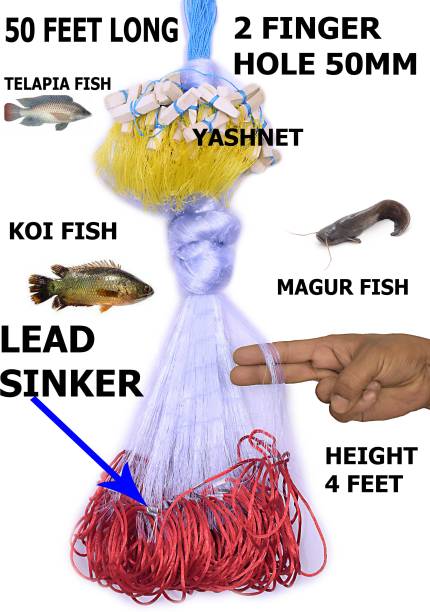 YASHNET GILLNET 2 FINGER 50MM DORI SHISHAJAAL Fishing Net