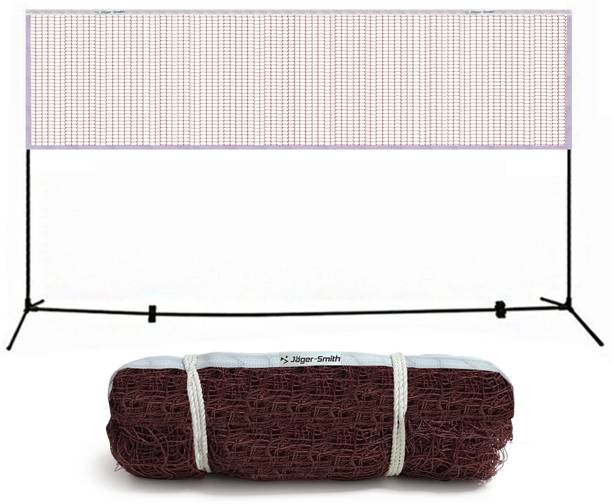 Jager-Smith Stork Nylon Badminton Net for Outdoor, Indoor Badminton Sports (Made in India) Badminton Net