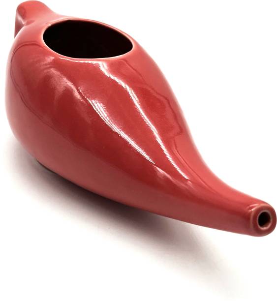 Dr. Head Ceramic Red Neti Pot