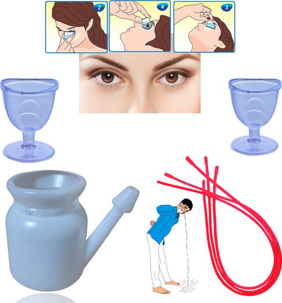 Widely Pure Plastic Blue Neti Pot
