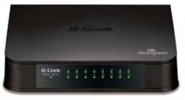 D-Link DES-1016A 16 Port 10/100 MBPS Switch, Black, 20.8 x 6.8 x 25.6 cm Network Switch