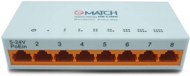 Match LB-Link BL-SF801P 8 Port 10/100Mbps Ethernet Switch Network Switch