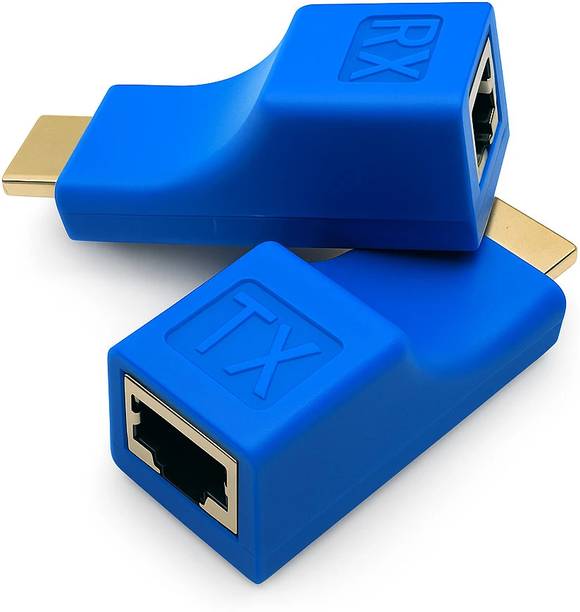Octec HDMI Extender over CAT-5e/6, 4K/2K 1080p up to 30m Set-top Box for Projector PS4 2 Ports 1000 Mbps Fully Managed Network Switch